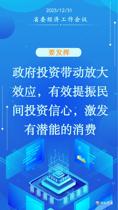 微海报丨甘肃2024年经济社会发展工作 十要
